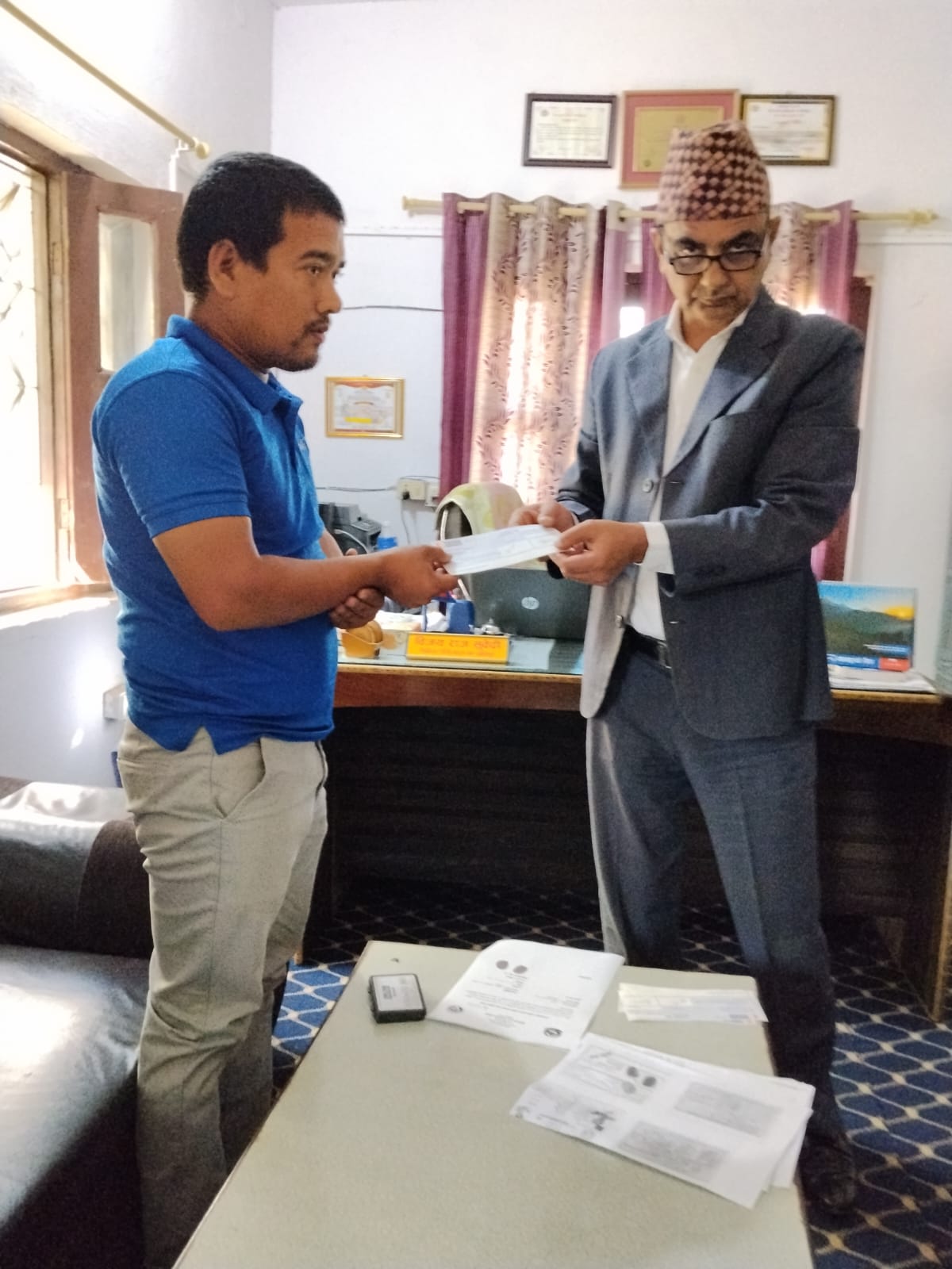 वन्यजन्तुबाट भएको क्षतिको राहत वितरण